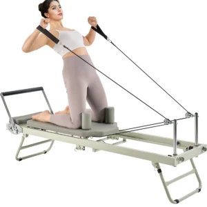 VEVOR Foldable Pilates Reformer Pilates Workout